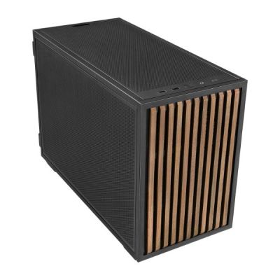 2. Lian Li B4-mATX Wood Mini Tower Schwarz, Holz