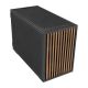 2. Lian Li B4-mATX Wood Mini Tower Schwarz, Holz