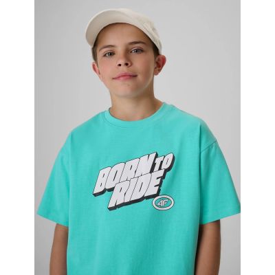 3. Baumwoll-T-Shirt für Jungen 4F 4FJRSS26TTSHM4174-047S