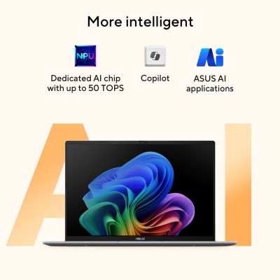 11. ASUS Vivobook 16 M1607KA-MB164W Ryzen AI 5 330 16,0" WUXGA IPS-Panel 60Hz 300nits AG 16GB DDR5 SSD512 Radeon Grafik WLAN+BT Webcam 1080p+IR 42Wh Akku Windows 11 Quiet Blue
