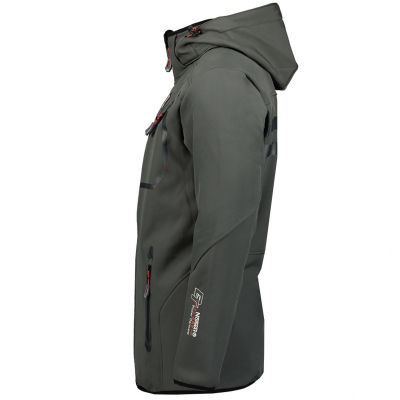 3. Geographical Norway Royaute ASSOR B MEN 068 M WW1975H/GN/Dunkelgrau/Schwarz Softshelljacke