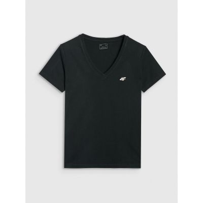 6. Oversize-T-Shirt für Damen, schlicht, Größe 4F 4FRSS25TTSHF2778-20S