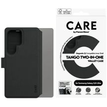CARE by PanzerGlass Feature Tango 2in1 Wallet Case für Samsung Galaxy S25 Ultra - Schwarz
