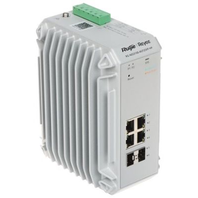 Ruijie Networks RG-NIS3100-4GT2SFP-HP Managed Network Switch L2 Gigabit Ethernet (10/100/1000) unterstützt PoE (Grau)