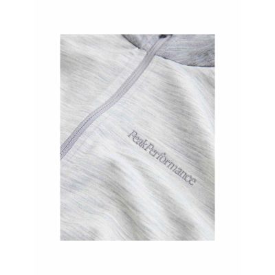 4. Peak Performance W Magic Half Zip Thermoshirt Grau