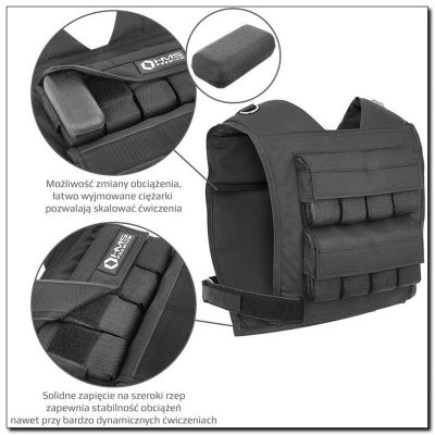 Cordura HMS KTO16 16 kg Gewichtstrainingsweste