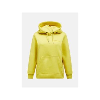 Damen-Kapuzenpullover PEAK PERFORMANCE W Original Small Logo Gelb