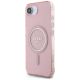 2. Guess IML Glitter Circle MagSafe Hülle für iPhone 16e - Pink