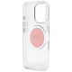 7. Guess IML Metal Colored Circle Classic Logo MagSafe iPhone 16 Pro Hülle - Rosa