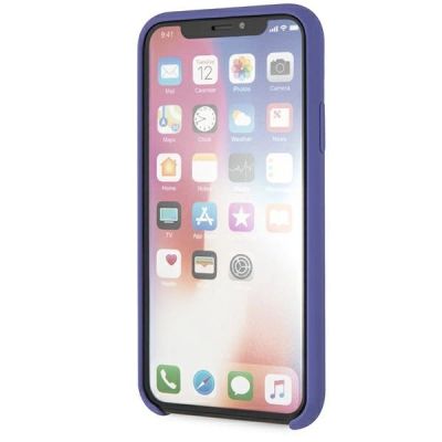 6. Karl Lagerfeld Silikonhülle für iPhone X/Xs - Lila