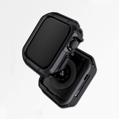2. Soft Strong Watch Case für Apple Watch 40 mm (Serie 4/5/6/SE) - Schwarz