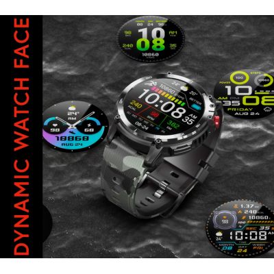 7. Herren-Smartwatch RUBICON RNCF08 Schwarz/Camo SMARUB232