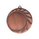 Bronzefarbene Medaille mit Platz für ein 50-mm-Emblem – Stahlmedaille