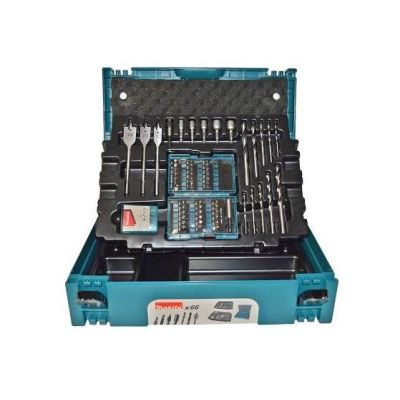 Set mit Bohrern und Bits, 62-teilig, MAKPAC B-53908, MAKITA