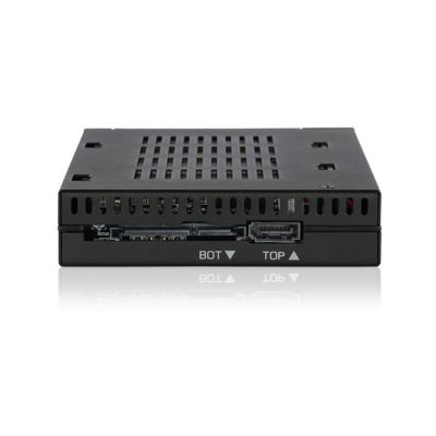 7. IcyDock Montageplatte 2x6,3cm SATAI-III/SSD/SAS MB522SP-B