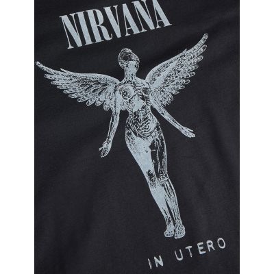 3. Jack & Jones Nirvana T-Shirt JPRBLUNIRVANA SS TEE 12287521 SCHWARZ
