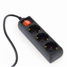 ENERGENIE Steckdosenleiste für USV C14, 3x Schuko, 16 A, Kabel 0,6 m