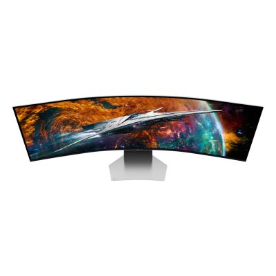 9. Samsung G95SC Computermonitor 124,5 cm (49 Zoll) 5120 x 1440 Pixel Dual QHD OLED Silber