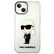 3. Karl Lagerfeld Ikonik Karl Hülle für iPhone 14 Plus – transparent