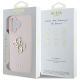 8. Guess Grained Big 4G Logo Small Classic Logo Hülle für iPhone 16 - Pink