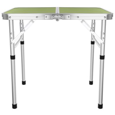 8. Klappbarer Campingtisch 60 x 45 x 25/56 cm, Grün