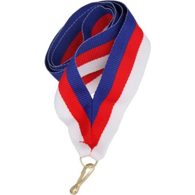 5. 11 mm breites Band – blau, rot und weiß