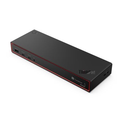 6. Lenovo ThinkPad Thunderbolt 5 Smart Dock 7500 (kabelgebunden, Schwarz)