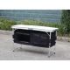 18. Klappbarer Campingtisch 120 x 47 x 70/62/54 cm mit Kleiderschrank 33 x 30 x 36 cm