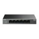 TP-Link LiteWave LS106LP Netzwerkkarte, unmanaged Fast Ethernet (10/100) mit PoE-Unterstützung, Schwarz