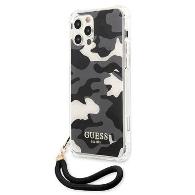 2. Guess GUHCP12MKSARBK iPhone 12/12 Pro 6,1" schwarz/schwarz Hardcase Camo Collection