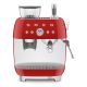 Smeg EGF03RDEU Kaffeemaschine, manuelle Espressomaschine, 2,4 l