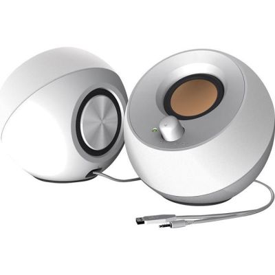 3. Creative Pebble 2.0 Computerlautsprecher-Set 51MF1680AA001 (2.0; weiß)
