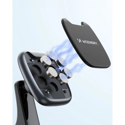 10. Wozinsky WUMTD Magnetische Handyhalterung fürs Armaturenbrett, Schwarz