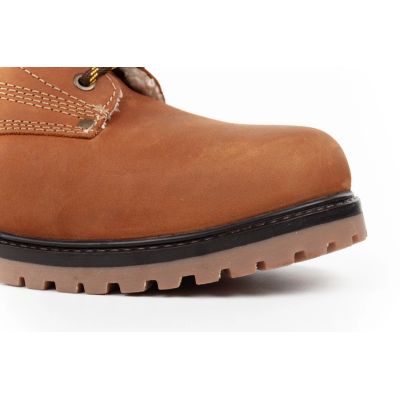 8. Wrangler Herren-Winterstiefel, gefütterte Leder-Trekkingschuhe, hohe Stiefeletten
