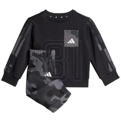 Adidas Infinity Camo FL Set Jr Trainingsanzug JW2456