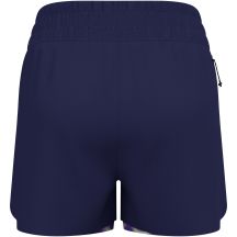 Damen-Shorts Odlo ZEROWEIGHT 3 INCH PRINT 2-in-1 marineblau