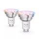 Philips Hue White and Color Ambiance Essential GU10 – Intelligenter Spot – 345 lm – 4,7 W – 2 Stück