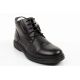 2. Lee Cooper Herrenschuhe, elegante schwarze gefütterte Lederstiefeletten