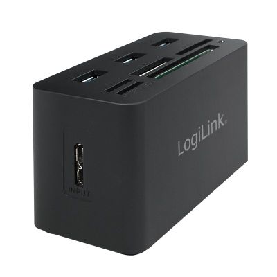 2. LogiLink CR0042 Kabelgebundene Dockingstation USB 3.2 Gen 1 (3.1 Gen 1) Typ-A Schwarz