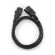 3. GEMBIRD PC-189-Kabel (C13 / IEC C13 / IEC 320 C13 - C14; 1,8 m; schwarz)