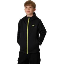 Jungen-Softshelljacke 4F M598 tiefschwarz 4FJWAW26TSOFM598 20S
