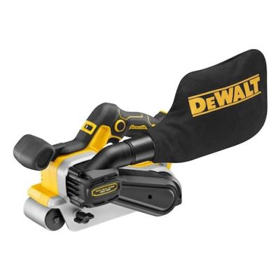 10. DeWALT DCW220NT-XJ Tragbarer Bandschleifer, Schwarz, Gelb