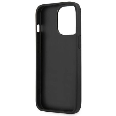 7. Guess 4G Big Metal Logo Case für iPhone 14 Pro - Grau