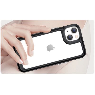 4. Outer Space Case iPhone 14 Plus Hardcover mit Gelrahmen schwarz