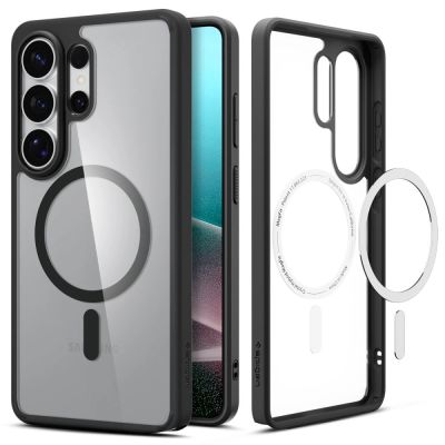 2. Spigen Ultra Hybrid Mag MagSafe Hülle für Samsung Galaxy S26 Ultra – Transparent Schwarz
