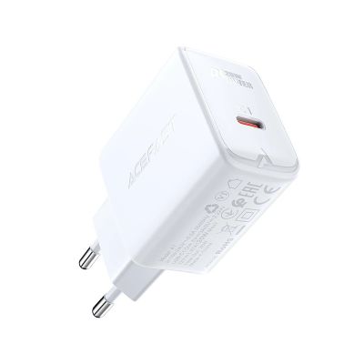 4. Acefast schnelles USB Typ C 20W Power Delivery Ladegerät schwarz (A1 EU schwarz)