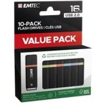 Emtec K100 USB-Stick 16 GB USB Typ-A 2.0 Schwarz, Mehrfarbig