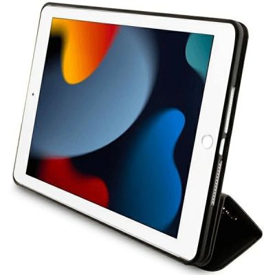 5. Guess 4G Stripe Allover Hülle für iPad 10,2" - Schwarz