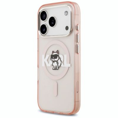 2. Karl Lagerfeld IML Choupette Sketch Logo MagSafe Hülle für iPhone 17 Pro - Pink