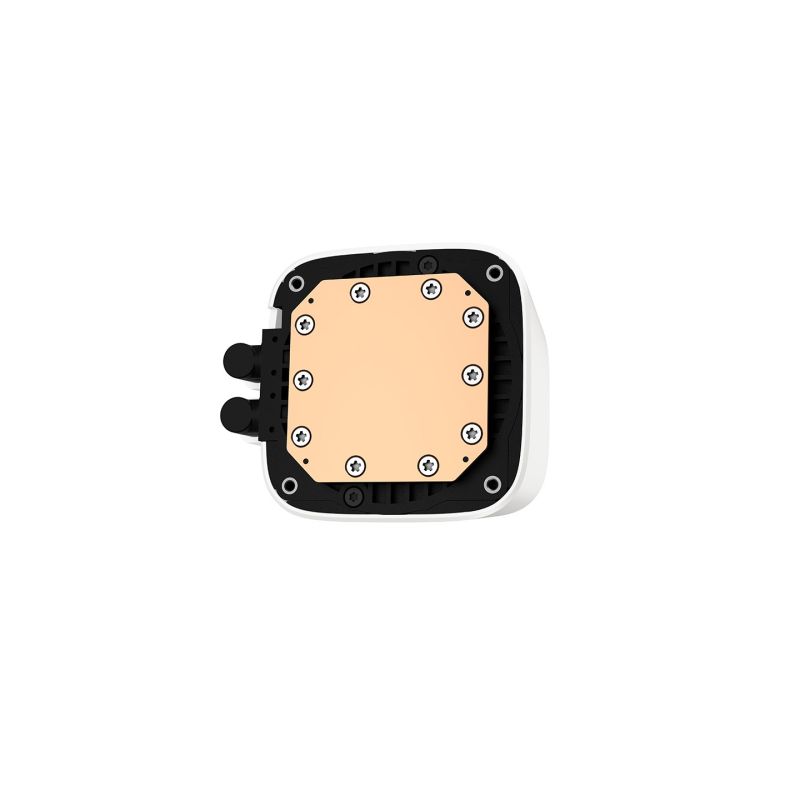 3. DeepCool LS520 WH All-in-One-Flüssigkeitskühler für Prozessoren, 12 cm, Weiß, 1 Stück.